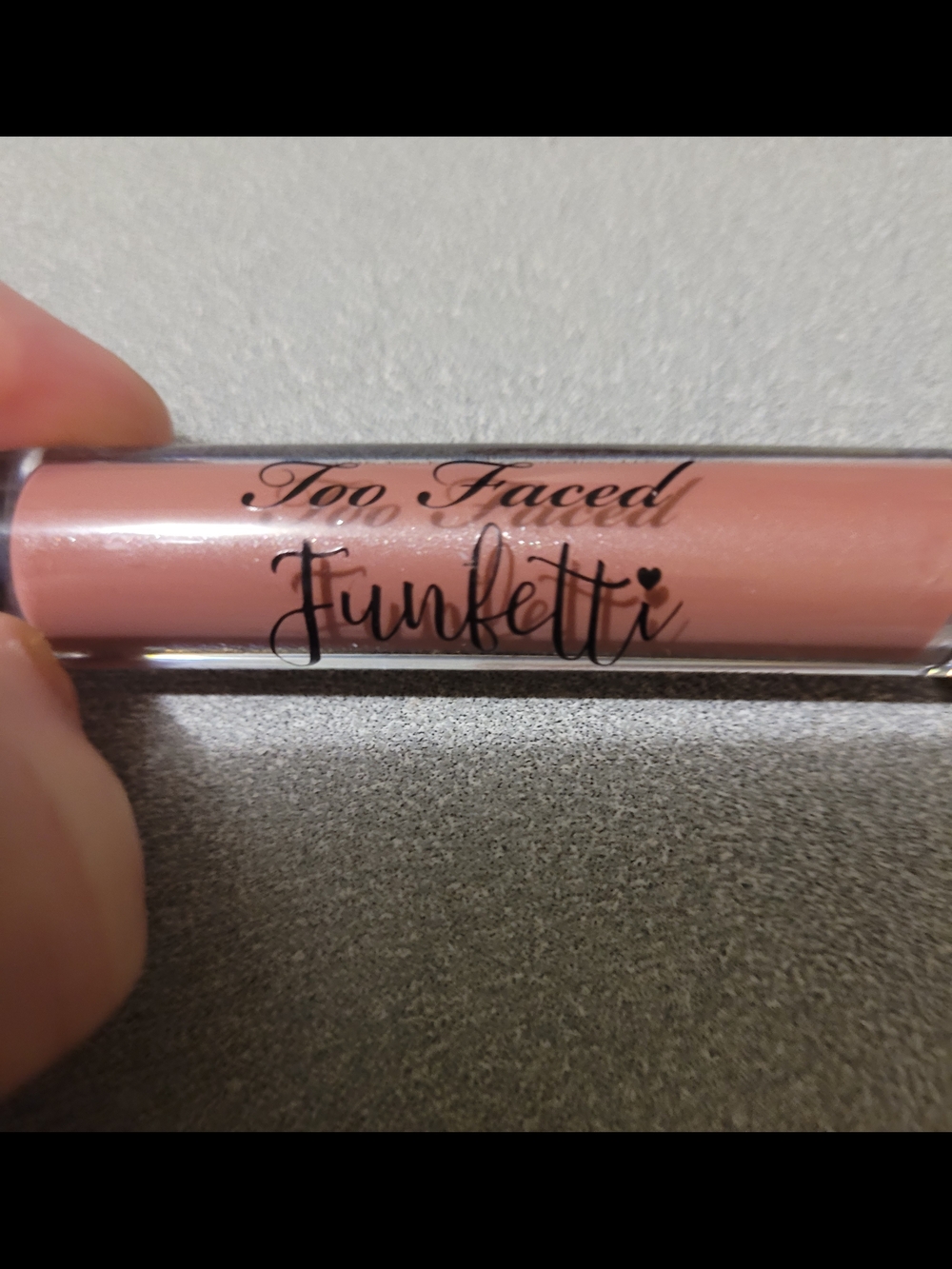 Too Faced Funfetti Lip Gloss - Mocha Freeze BNWOB